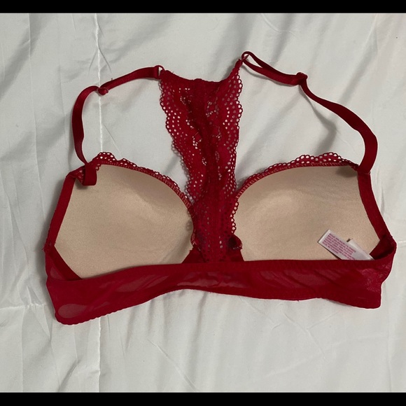 Red Xhilaration Racerback Bra // 34B - Picture 3 of 4